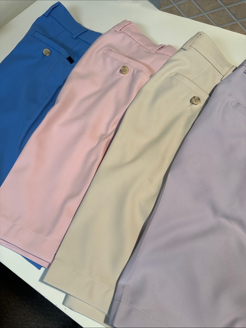 Peter Millar Classic Fit  Shorts - Blue, Pink, Khaki, Lilac